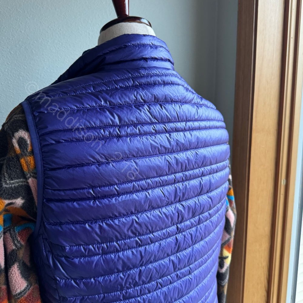 Patagonia Ultralight Down Vest Concord Purple Large 800-fill-power Goosedown L - Picture 9 of 13